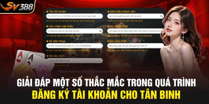 Giải đáp một số thắc mắc trong quá trình đăng ký tài khoản cho tân binh